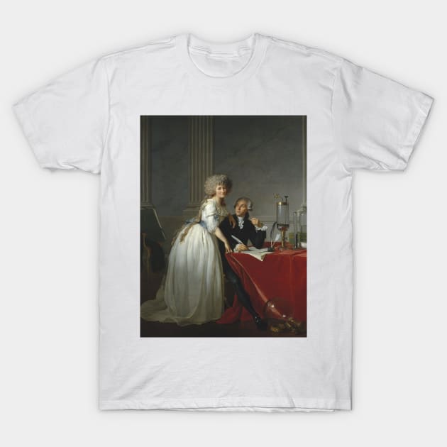 Portrait of Antoine-Laurent Lavoisier and His Wife by Jacques-Louis David T-Shirt by Classic Art Stall